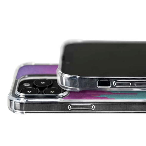 Paint Splatter Purple iPhone 16 Pro MagSafe Case
